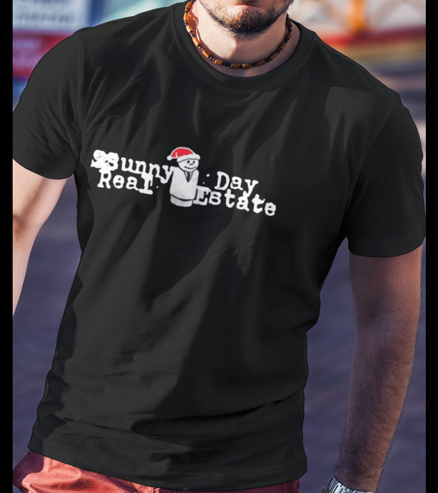 Sunny Day Real Estate Holiday Diary Santa Hat T-Shirt