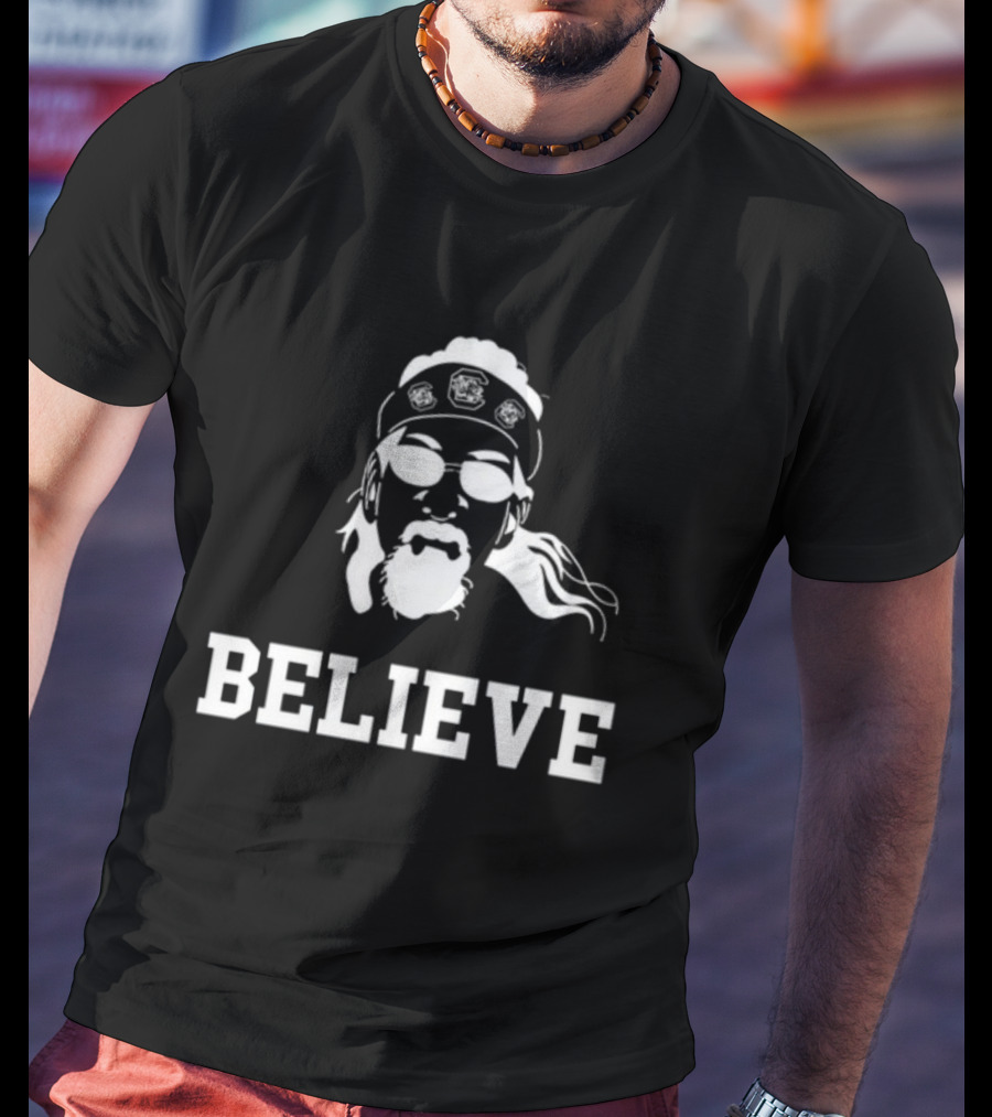 Carlton Thompson Gamecock Jesus Believe T-Shirt
