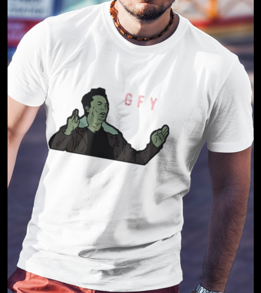 Elon Musk GFY Iconic Gesture Satirical Meme T-Shirt