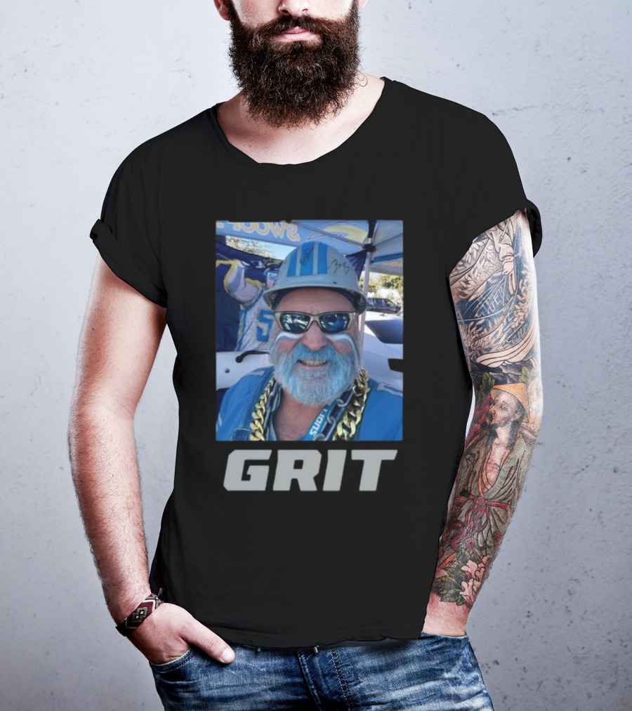Lions Grit Gameday Enthusiast Celebrating Ron Crackman Crachiola T-Shirt