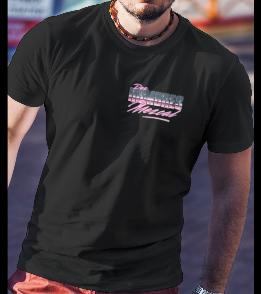 Dos Hombres Mezcal Pink Retro T-Shirt