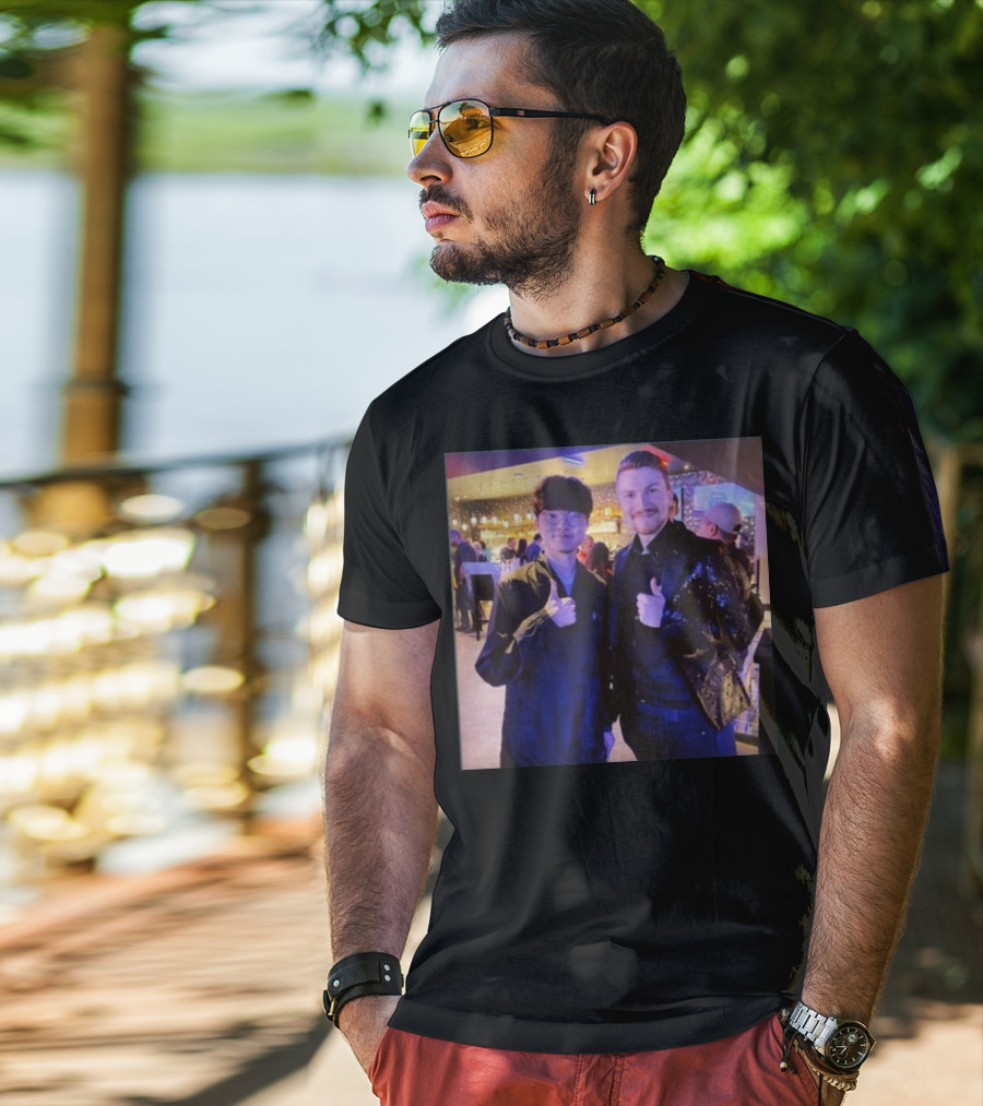 Fabian Mallant With Faker Thumbs Up Photo T-Shirt