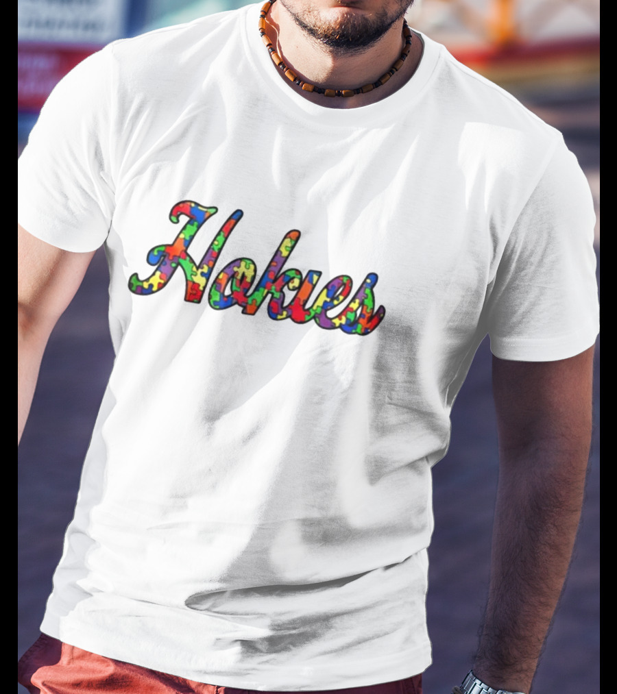 Hokies Autism Puzzle T-Shirt