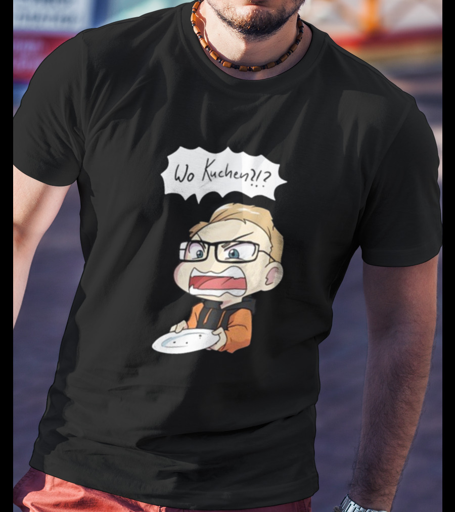 Wo Kuchen Kittycat Cakes Damen Comic Style Character T-Shirt