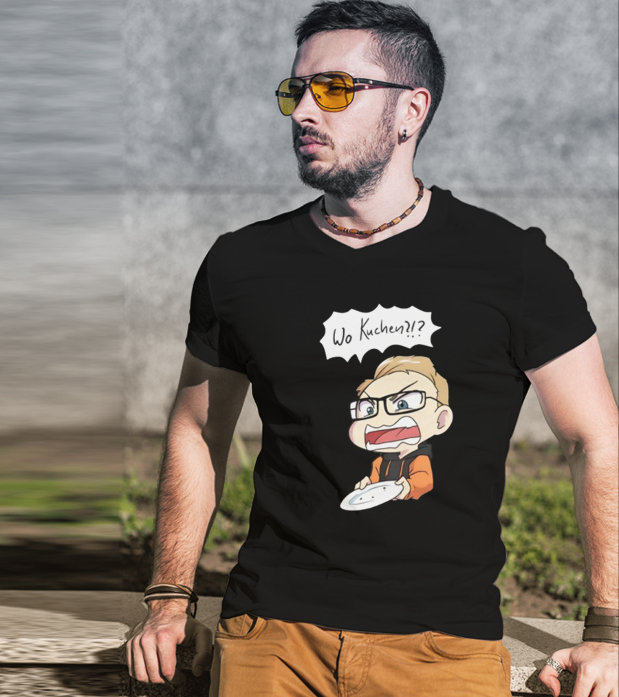 Wo Kuchen Kittycat Cakes Damen Comic Style Character T-Shirt