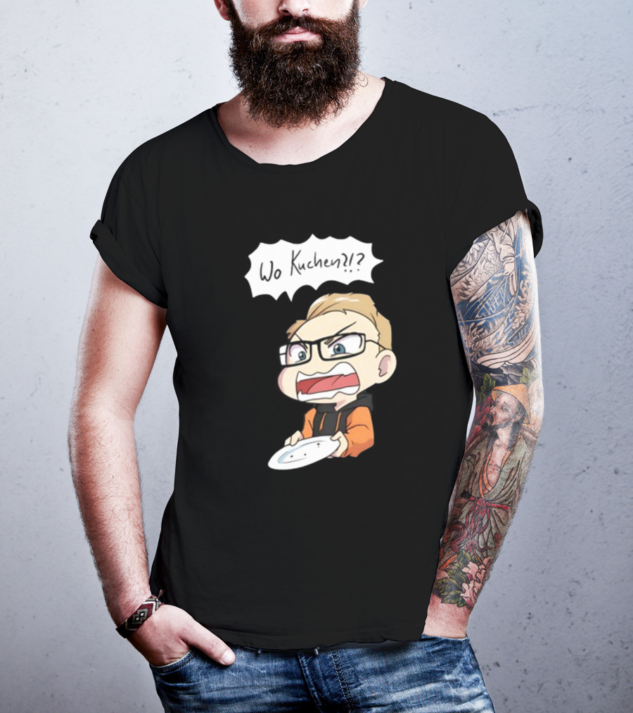 Wo Kuchen Kittycat Cakes Damen Comic Style Character T-Shirt