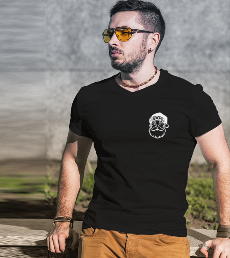 Crypto Hunters Bitcoin Santa Christmas Celebrations T-Shirt