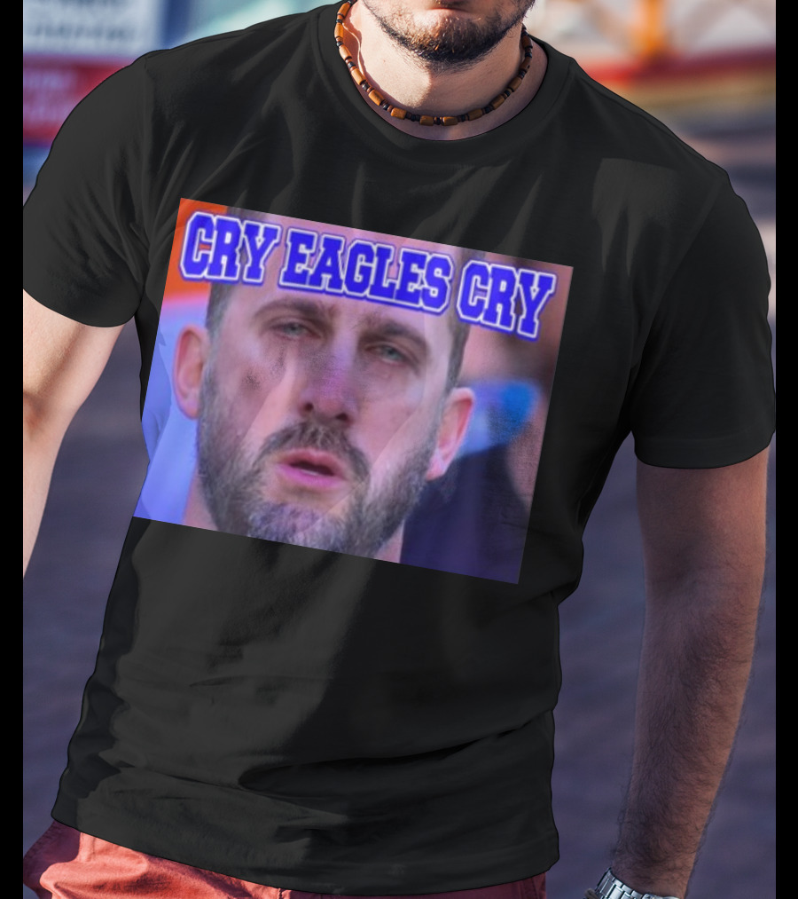 Shan Shariff Nick Sirianni Cry Eagles Cry Cry Eagles Cry T-Shirt