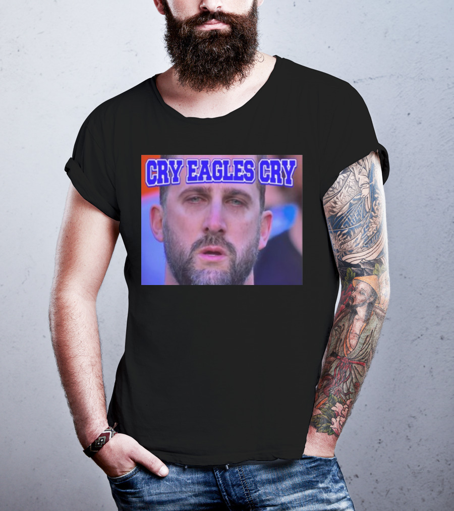 Shan Shariff Nick Sirianni Cry Eagles Cry Cry Eagles Cry T-Shirt