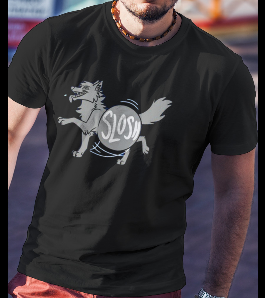 Slosh.Dog Slosh Ych Playful Canine T-Shirt