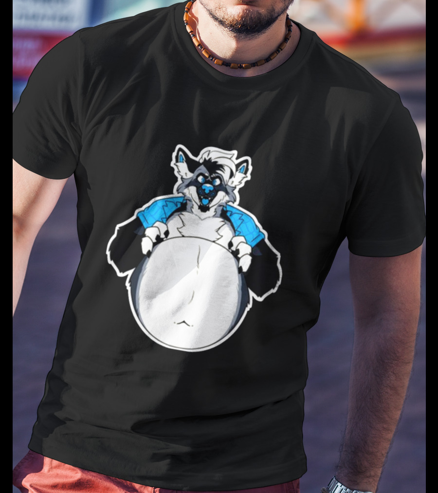 Sloshdog Jax's Cool Wolf Character T-Shirt