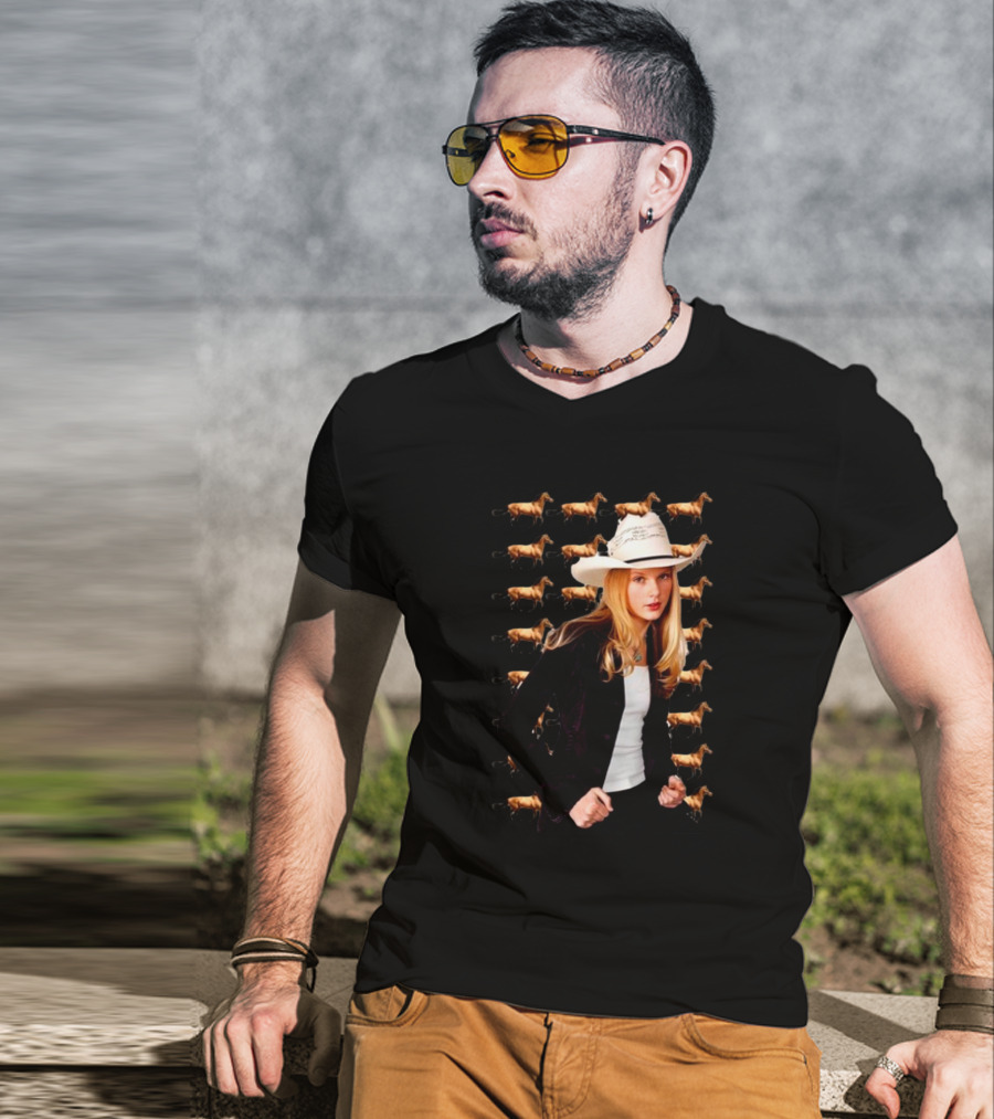 Extreme Horse Girl Cowgirl Aesthetic T-Shirt