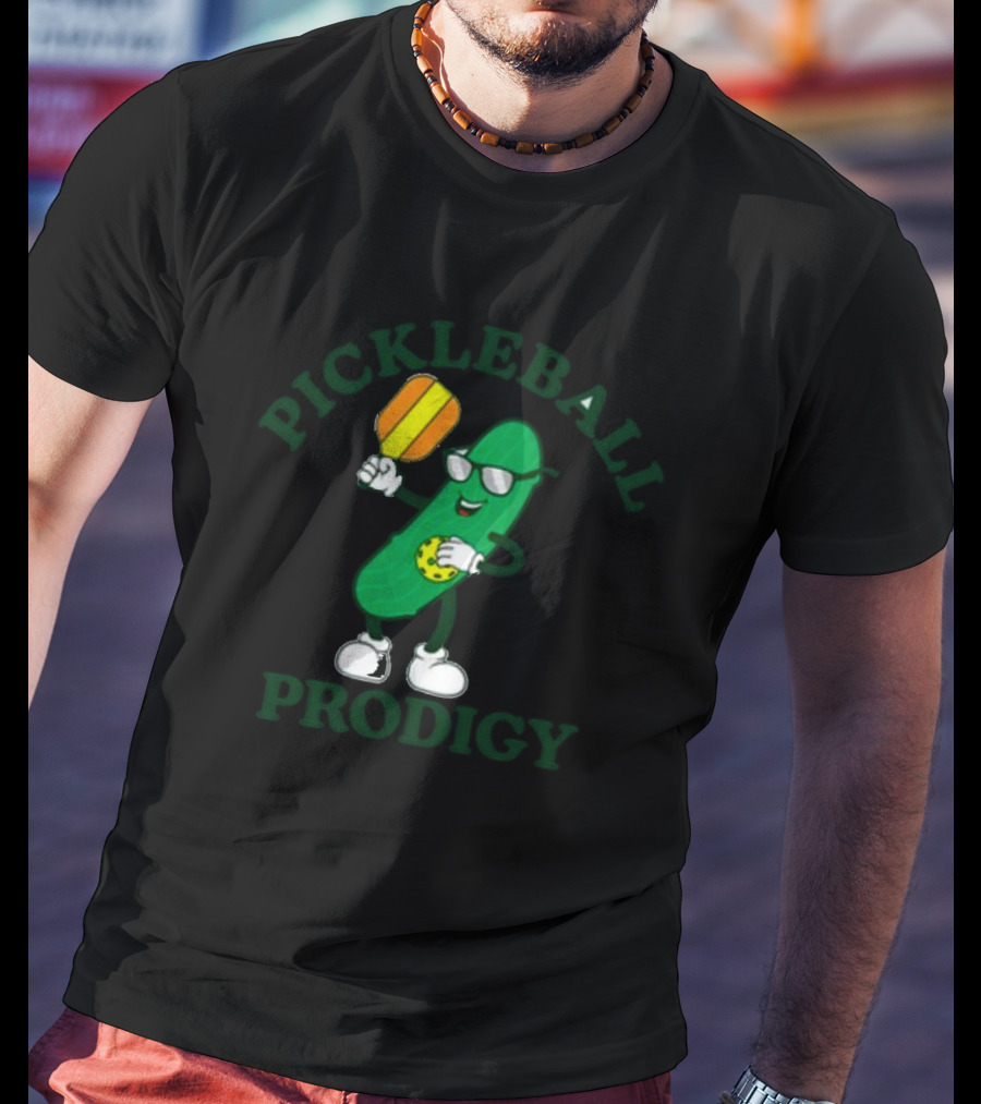 Middleclassfancy Pickleball Prodigy Pickle Racket Champion T-Shirt