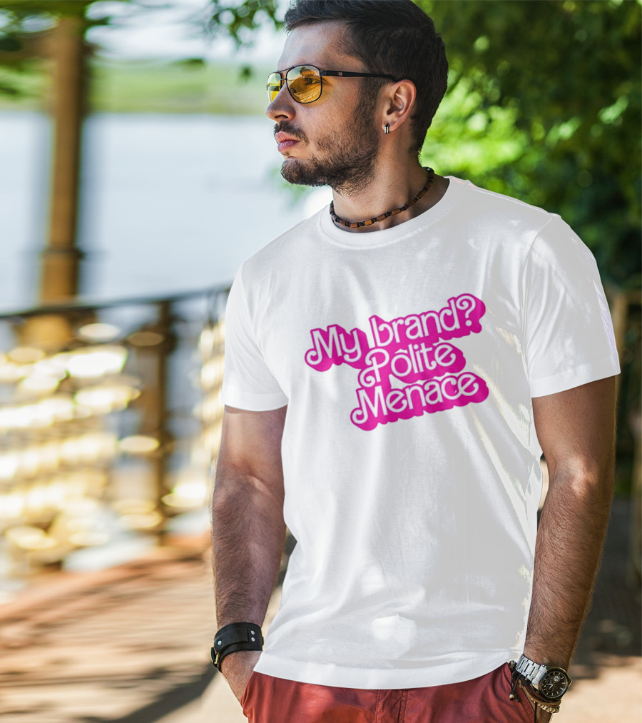 My Brand Polite Menace Barbie New T-Shirt