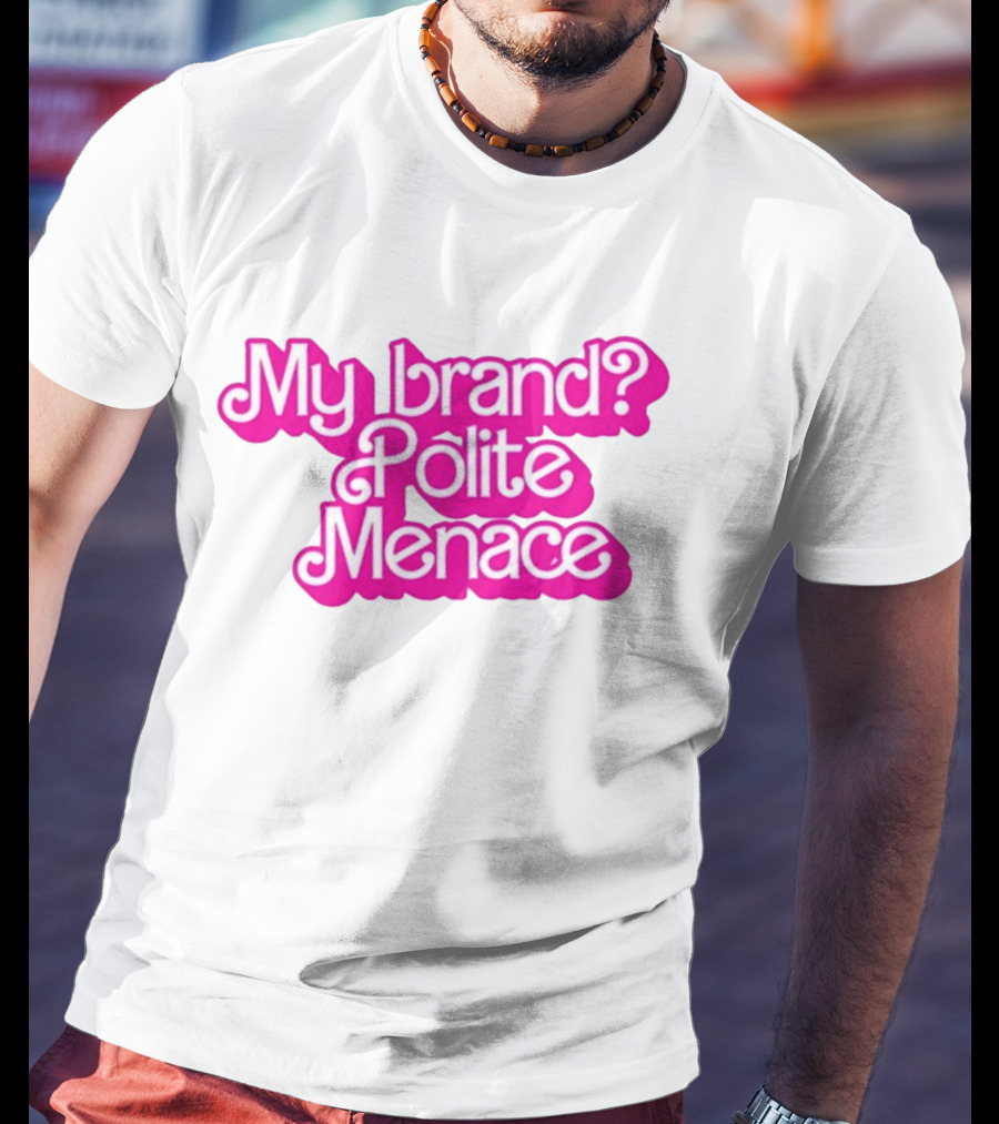 My Brand Polite Menace Barbie New T-Shirt