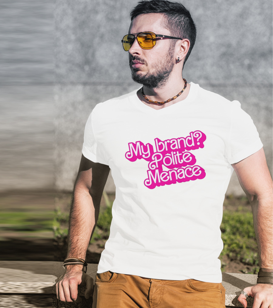 My Brand Polite Menace Barbie New T-Shirt