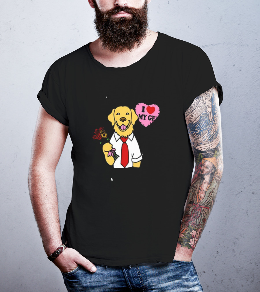 SORRY I HAVE A GOLDEN RETRIEVER BOYFRIEND I LOVE MY GF T-Shirt
