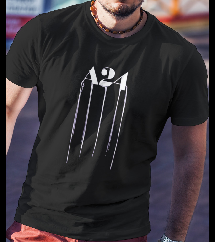 A24 X Kojima Productions Death Stranding Dripping Effect T-Shirt