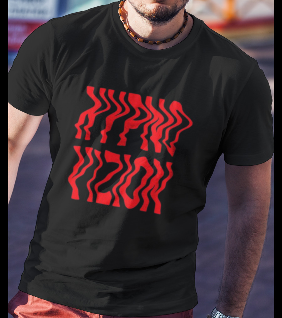 Rezz Hypno Vizion Time Ripple Hypnotic Flocked T-Shirt