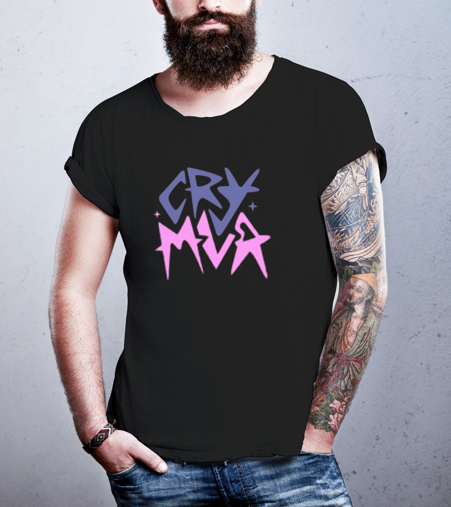 Xcryboy Yerimua Cry Mua Purple Pink Star T-Shirt