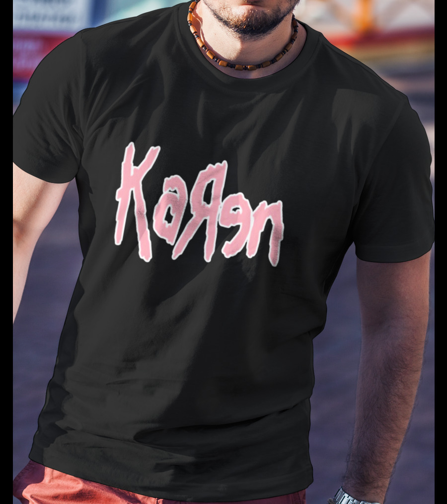 Korn Karen Logo Meme T-Shirt
