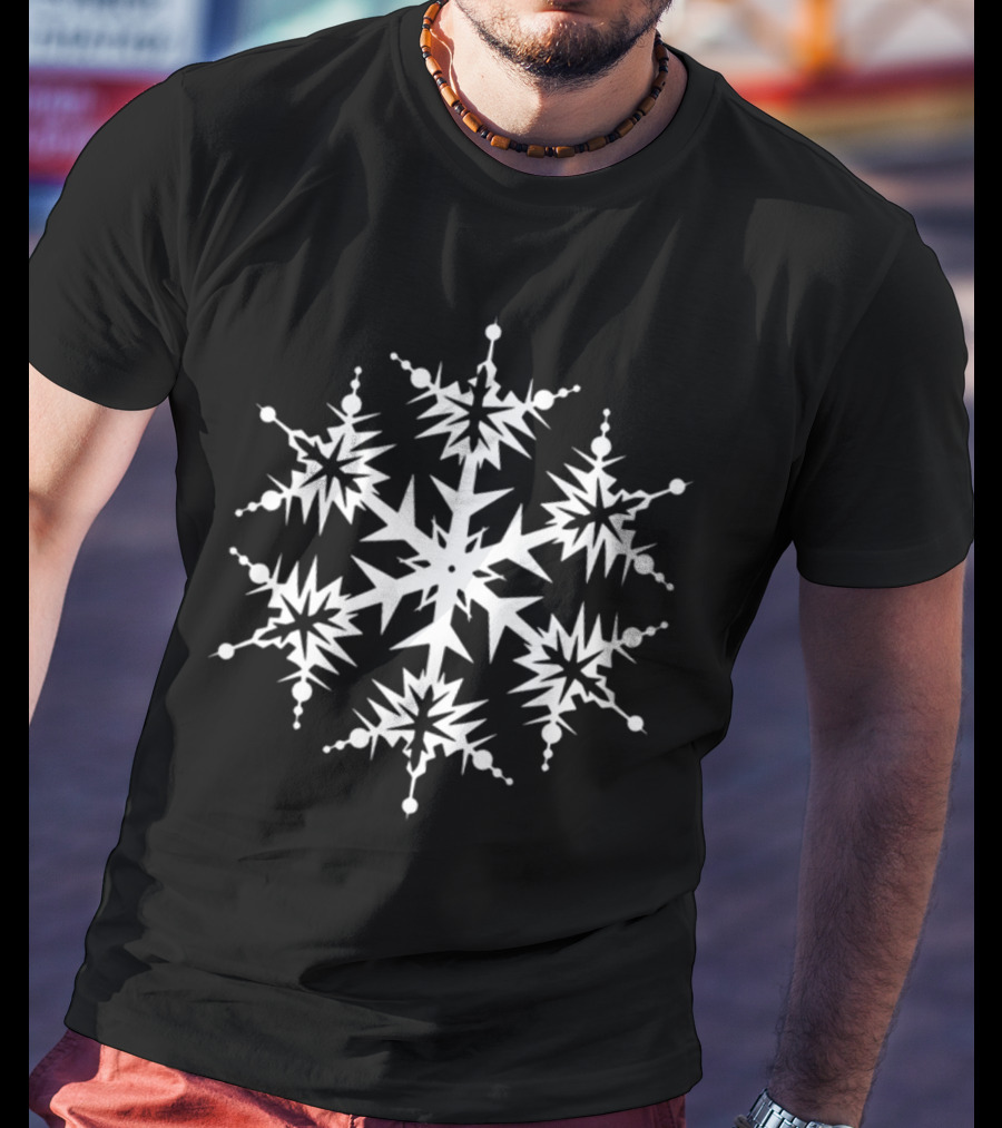 Snowflake Christmas Winter Holiday Frozen Starflake Decoration T-Shirt