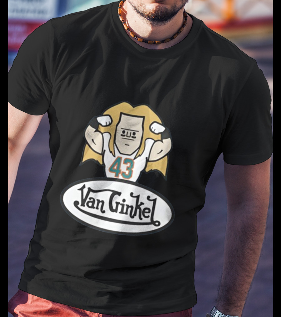 Van Ginkel 43 Vibzmiami Football Player T-Shirt