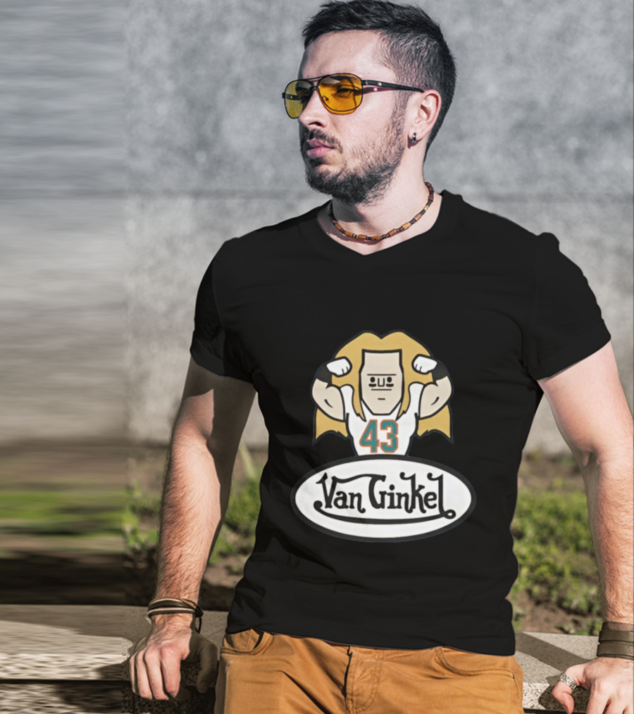 Van Ginkel 43 Vibzmiami Football Player T-Shirt