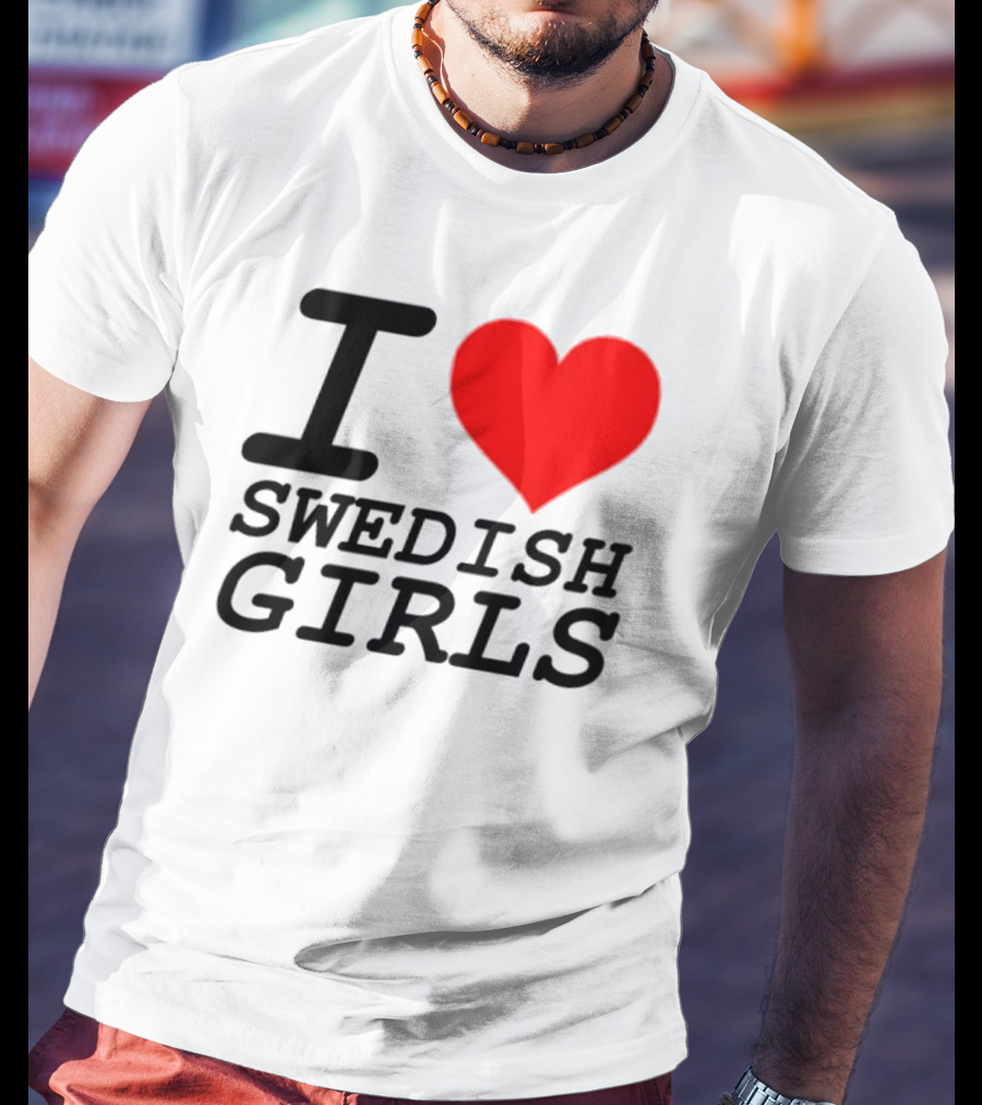 Pippin I Heart Swedish Girls T-Shirt