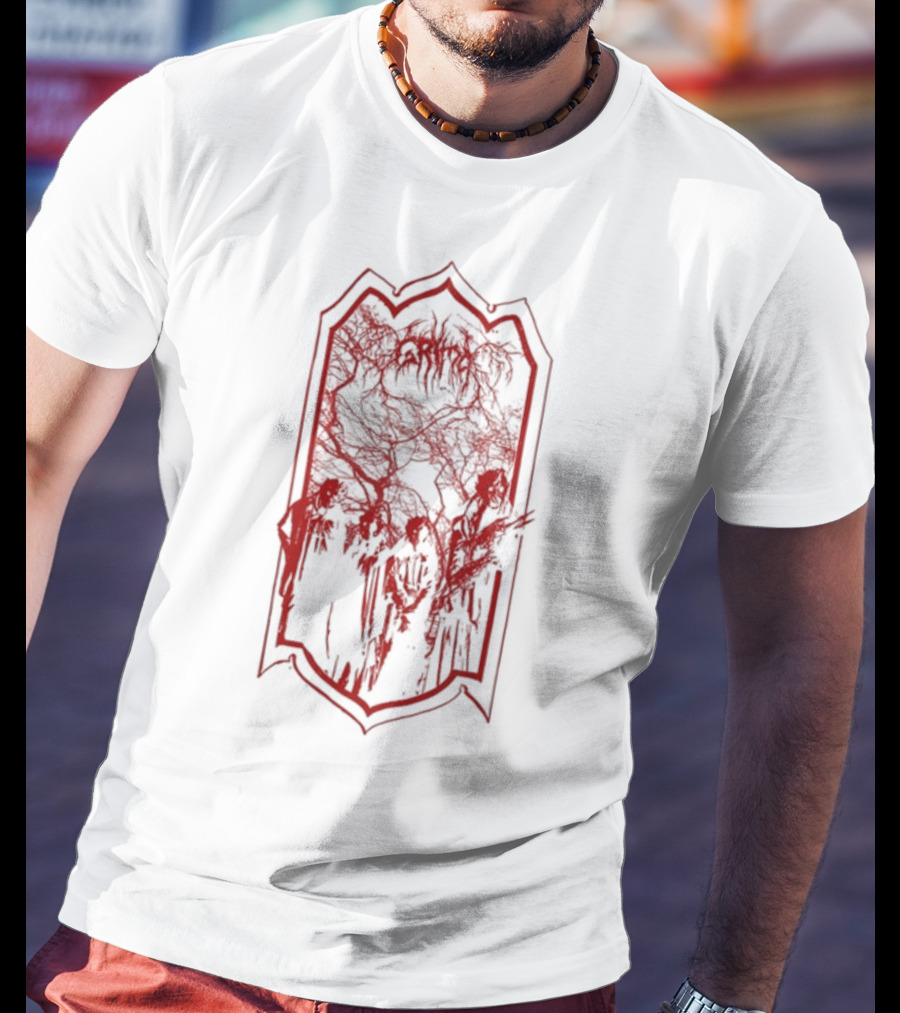 Grima The Cult Dark Red Band T-Shirt