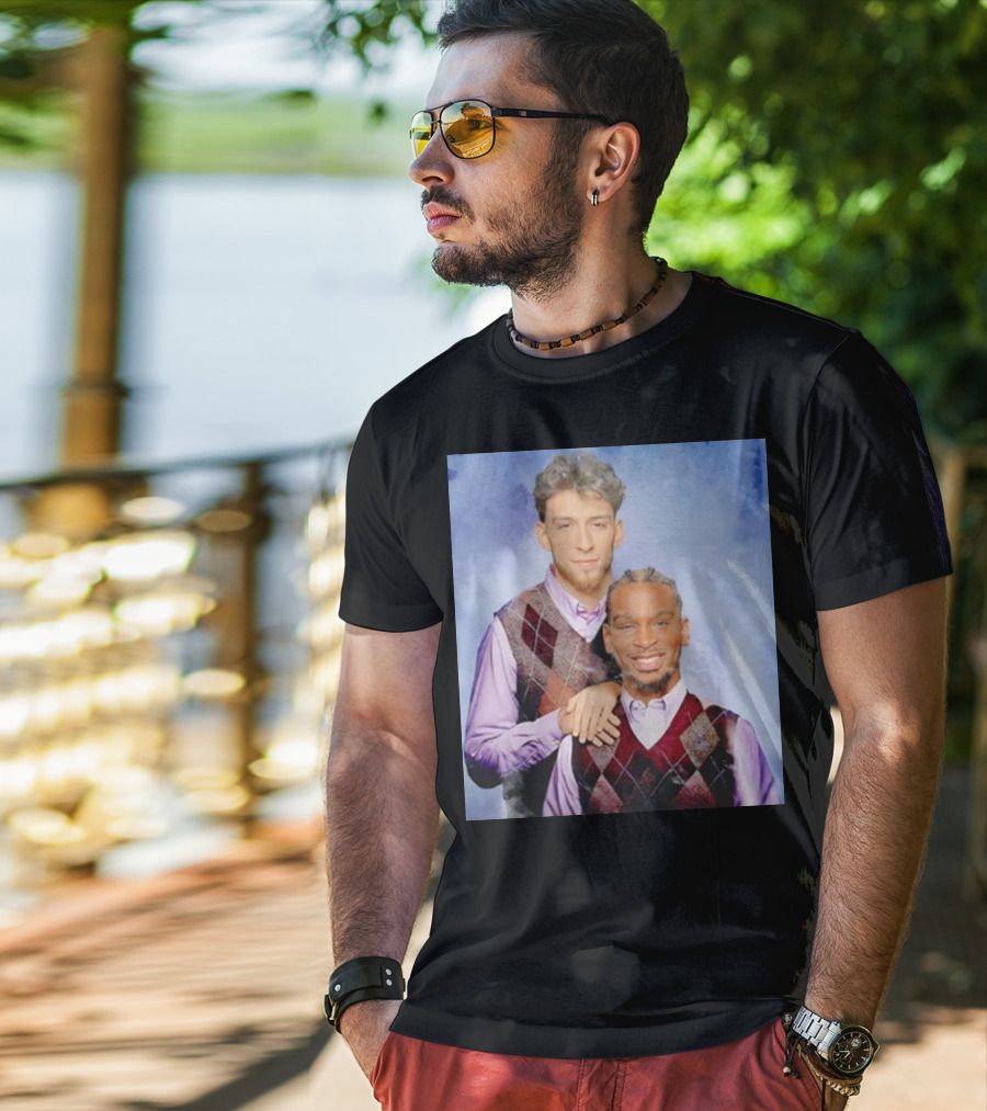 Chet Holmgren Shai Gilgeous Family Portrait Stepbrothers Sweater Look T-Shirt