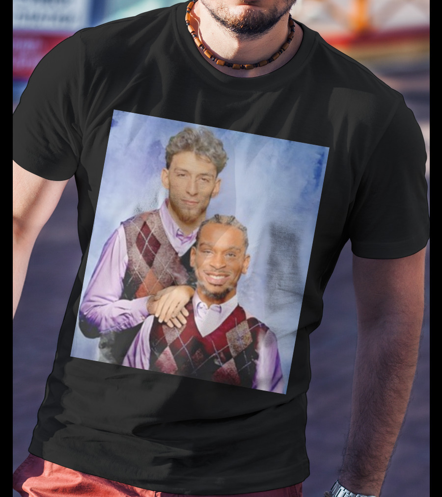 Chet Holmgren Shai Gilgeous Family Portrait Stepbrothers Sweater Look T-Shirt