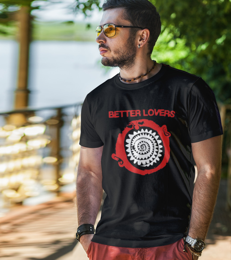Better Lovers Red Spiral Teeth T-Shirt