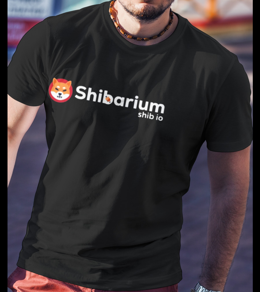 Shibarium Shib Io Shiba Inu Logo Red Circle T-Shirt