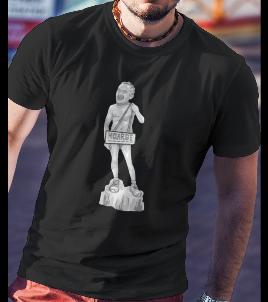Stu Hoarse Stone Sculpture Statue T-Shirt
