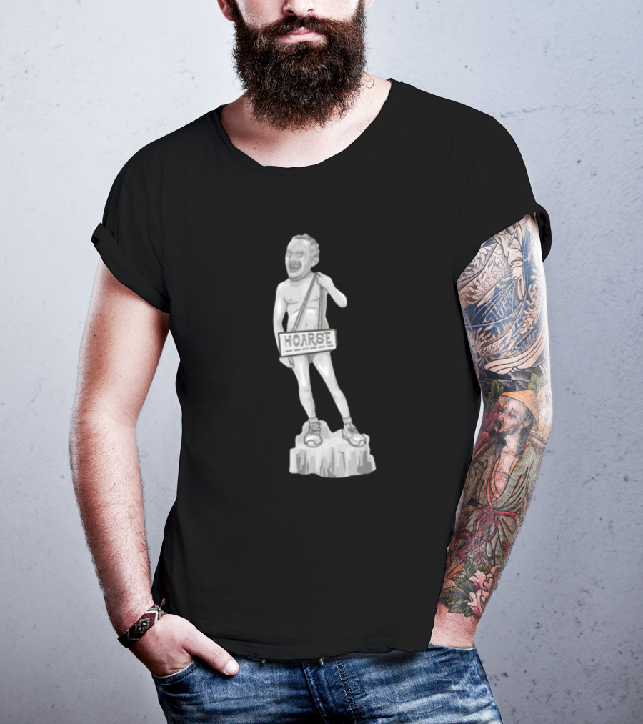 Stu Hoarse Stone Sculpture Statue T-Shirt