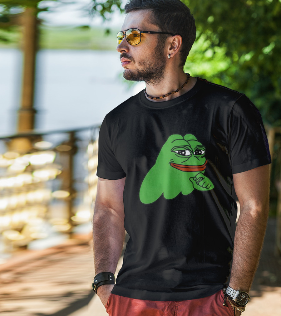 Ribbit.Pepe Pepe Frog Meme Iconic Sol T-Shirt