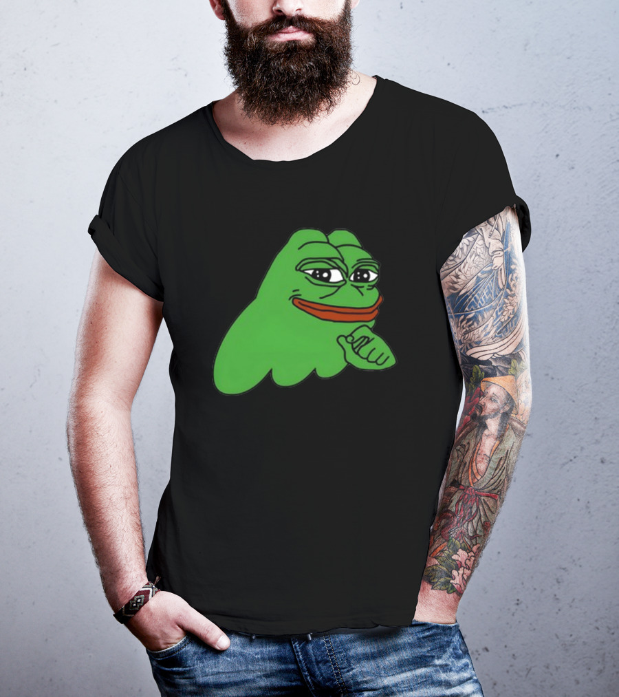 Ribbit.Pepe Pepe Frog Meme Iconic Sol T-Shirt