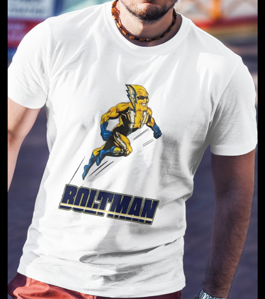 Boltman Superhero With Lightning Costume T-Shirt