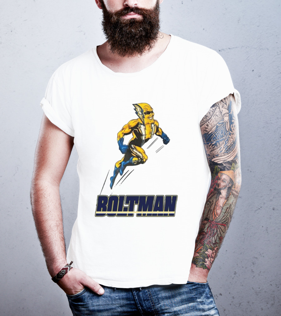 Boltman Superhero With Lightning Costume T-Shirt