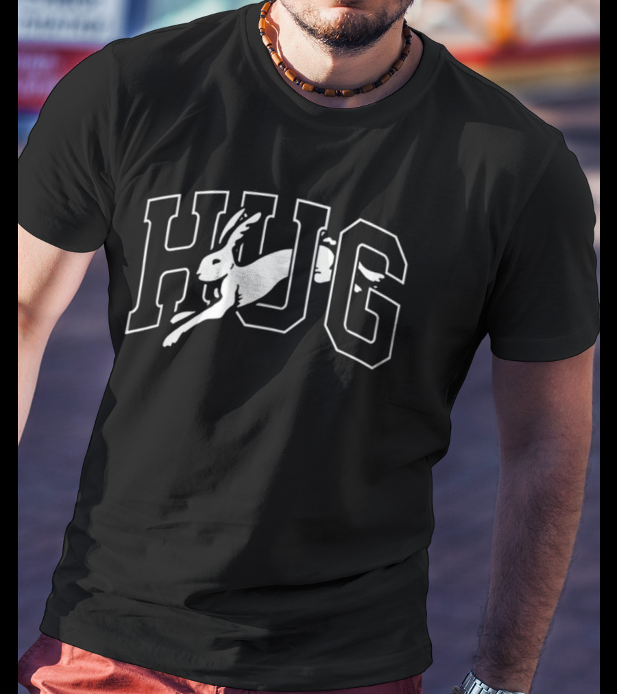 Devin Heroux Bunny Hug Property Of Saskatchewan Jumping Rabbit T-Shirt