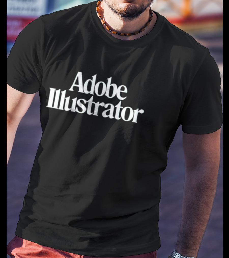 Adobe Illustrator Classic Typography T-Shirt