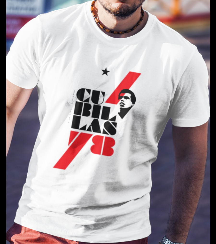 CUBILLAS 78 Star Iconic Red And Black T-Shirt