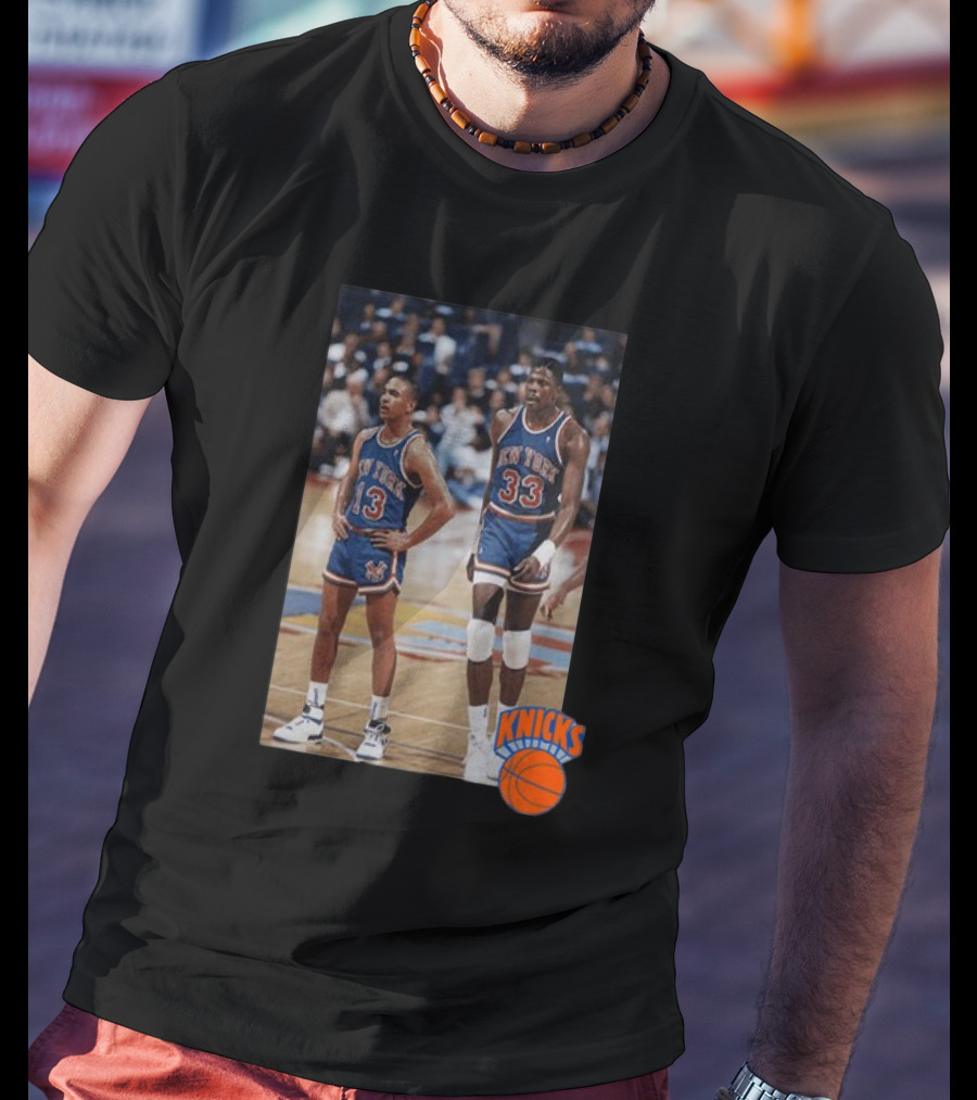 Mitchell And Ness NY Knicks Brunson Camiseta Player Photo Vintage Basketball 13 33 T-Shirt