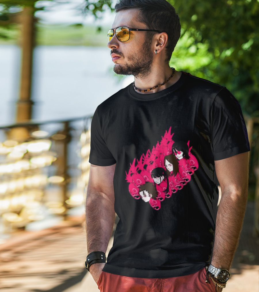 Concert Exclusive Jun Inagawa Pink Monster Characters T-Shirt