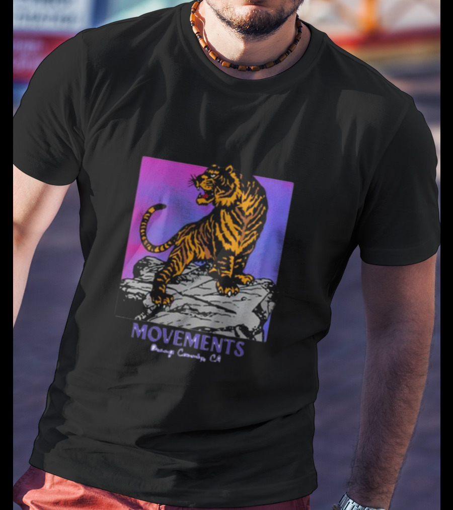 Movements Tiger Orange County CA T-Shirt