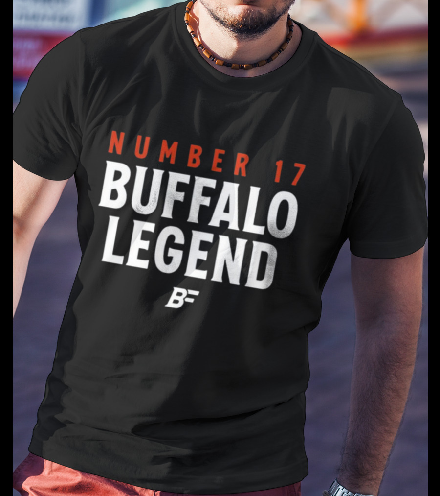 Buffalo Legend Number 17 Iconic Sportswear By BF T-Shirt