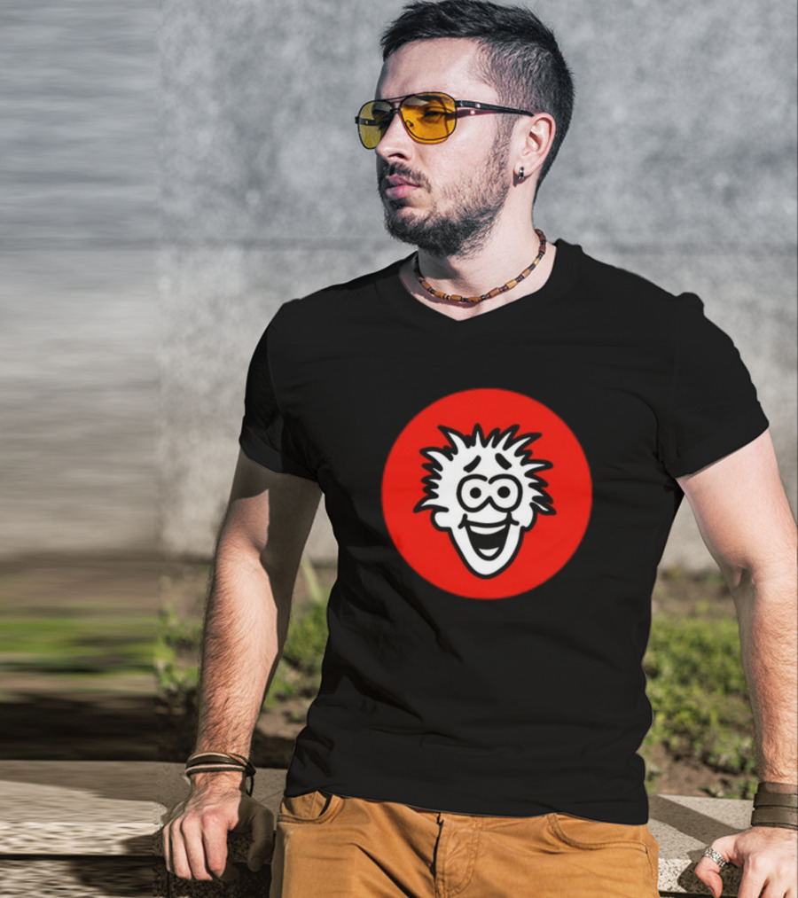 Top Gamepro 5.0 Funny Cartoon Character Face In Red Circle T-Shirt