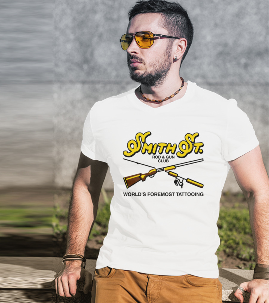 Smith St Rod And Gun Club World's Foremost Tattooing T-Shirt