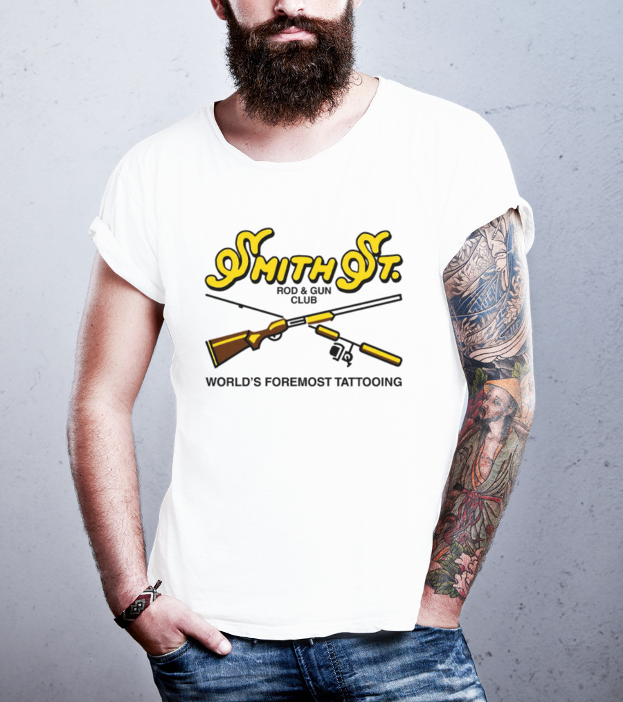 Smith St Rod And Gun Club World's Foremost Tattooing T-Shirt